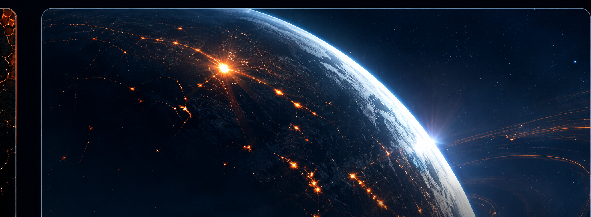 A planet and fleet from Fractured Cosmos